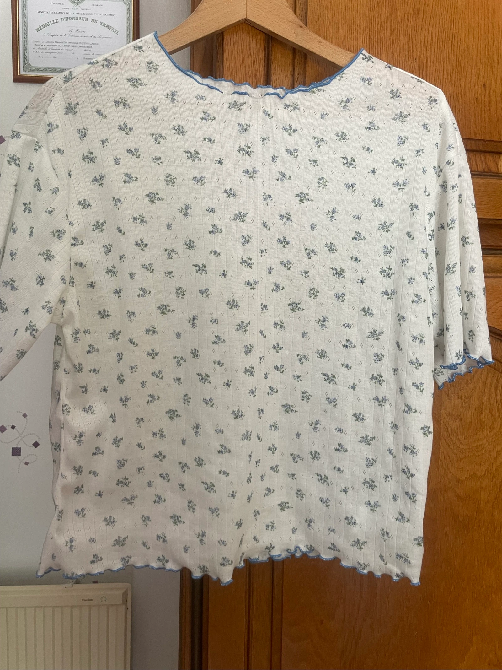 T-shirt fleuri 